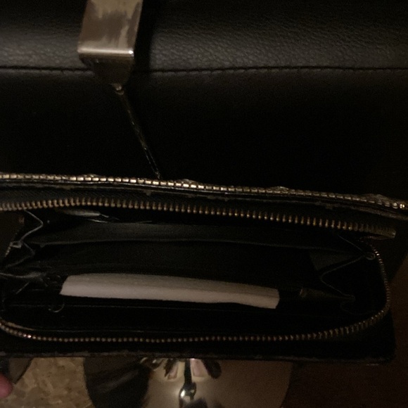 Bling Glass Or/And Black With Clear Glass Wallets. - Picture 2 of 3